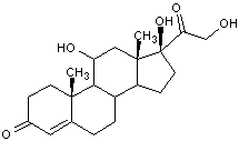 氫化可的松結(jié)構(gòu)式