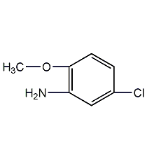 5-氯-2-甲氧基苯胺結(jié)構(gòu)式