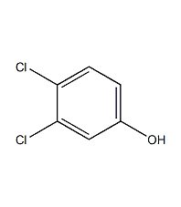 3,4-二氯苯酚結構式